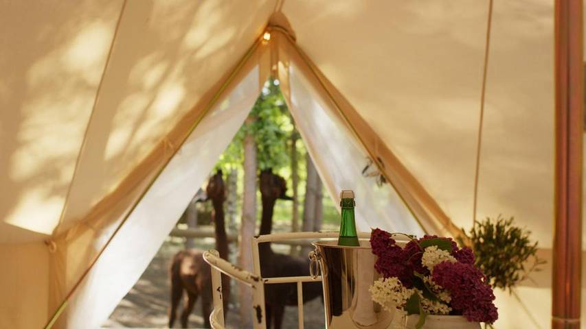 Camping für 4 Personen, mit Garten und Ausblick in Smaland
