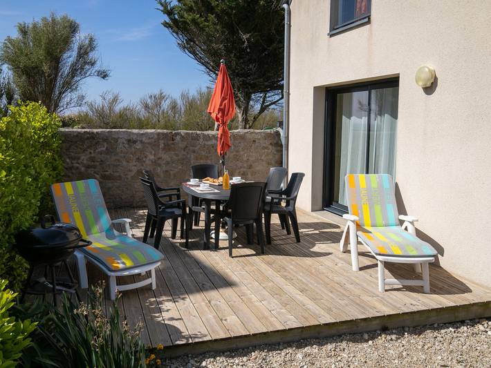 Location de vacances pour 6 personnes, avec balcon et jardin à Plouescat - 2