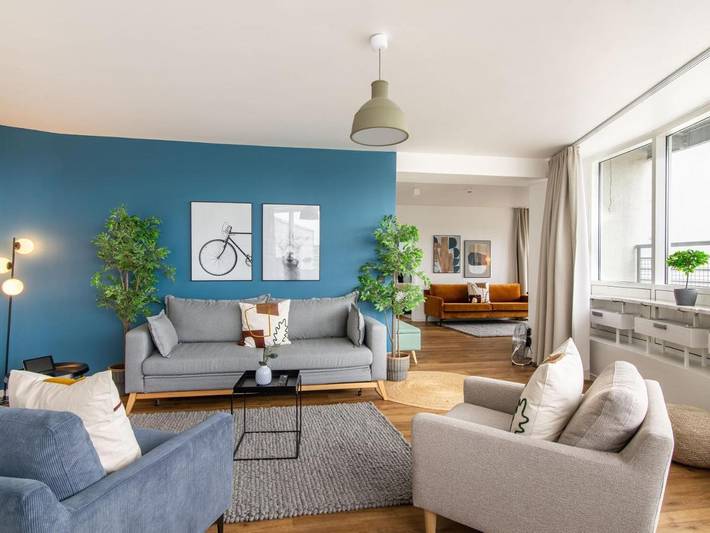 Ferienwohnung für 4 Personen, mit Balkon und Ausblick