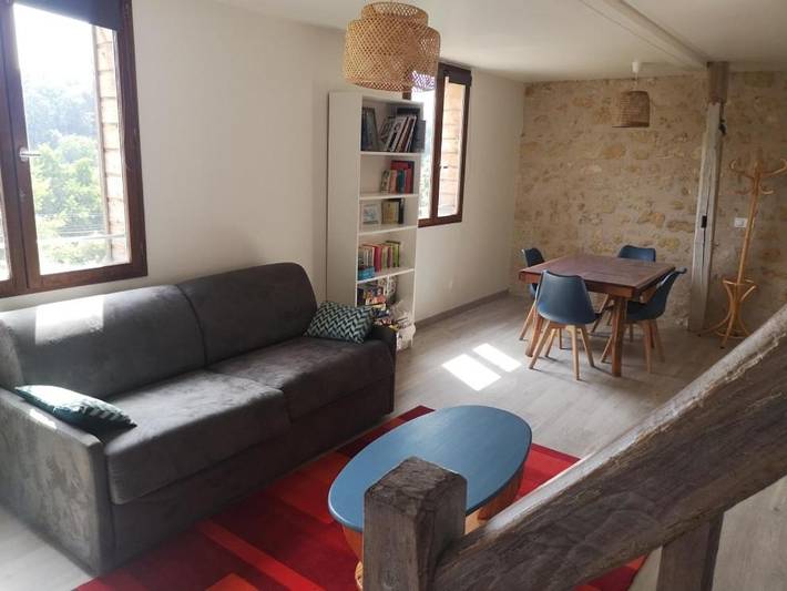 Location de vacances pour 4 personnes, avec jardin ainsi que terrasse et vue à Saint-Épain - 4