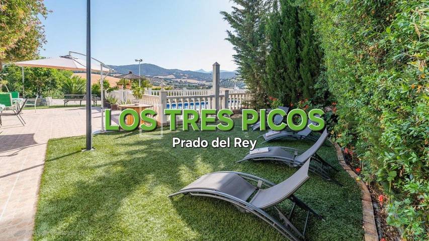 Location de vacances pour 12 personnes, avec jardin ainsi que vue et piscine, animaux acceptés à Prado del Rey - 4