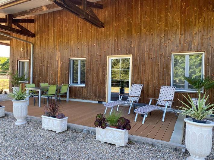 Appartement de vacances pour 5 personnes, avec jardin, animaux acceptés