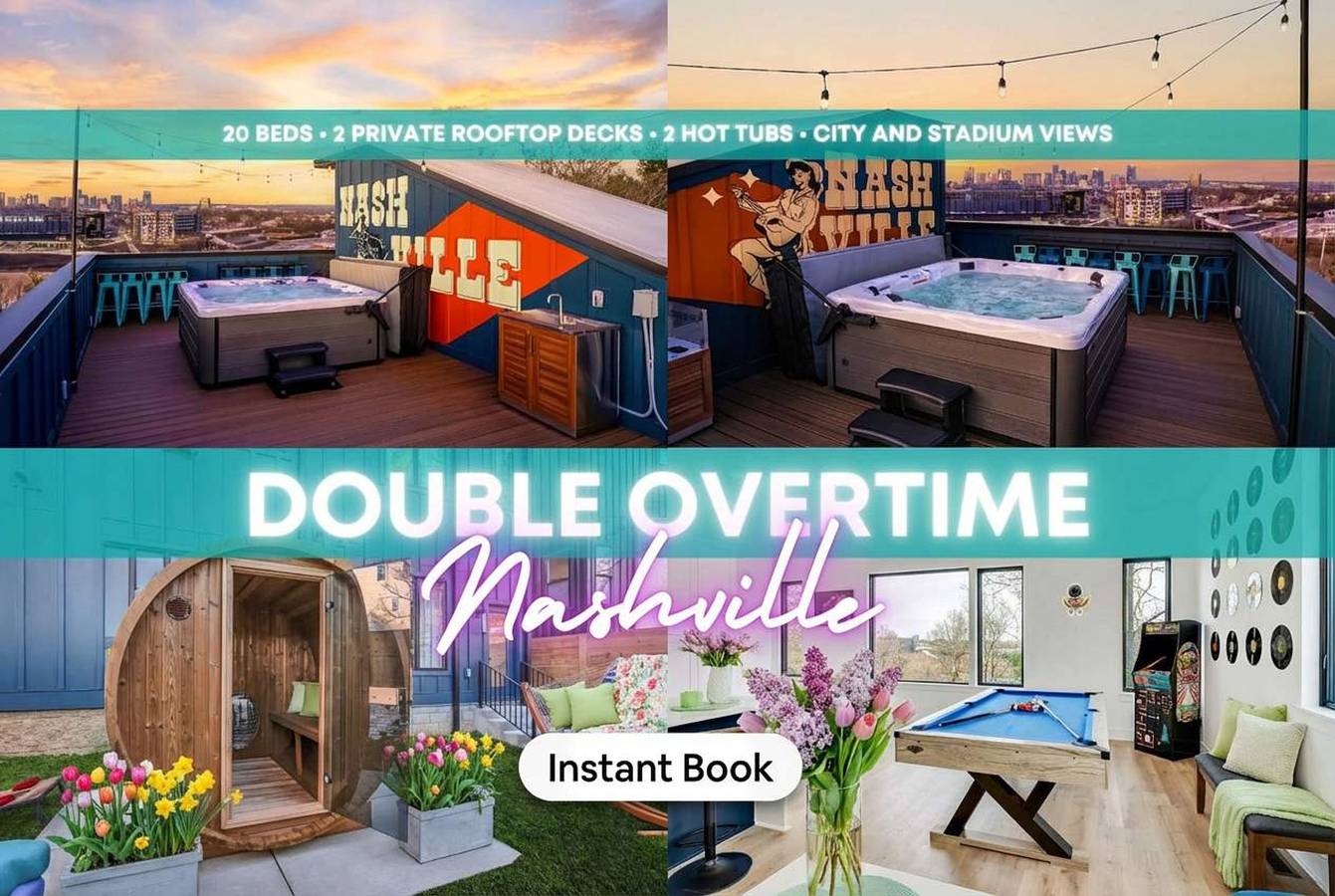 Vacation House for 24 Guests in Nashville, Tennessee