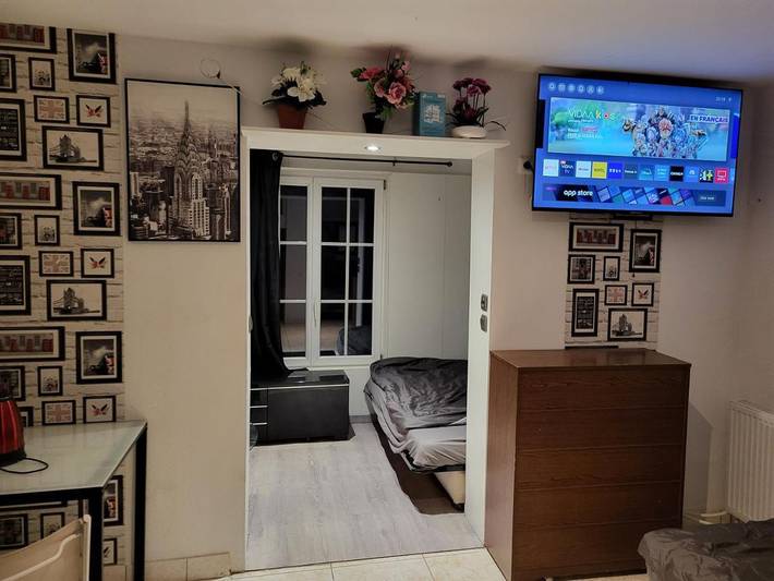 Appartement de vacances pour 6 personnes, avec piscine ainsi que jardin et vue