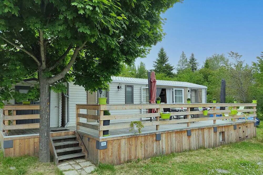 Mobil home spacieux entre lac et montagne in Embrun, Parc national des Écrins