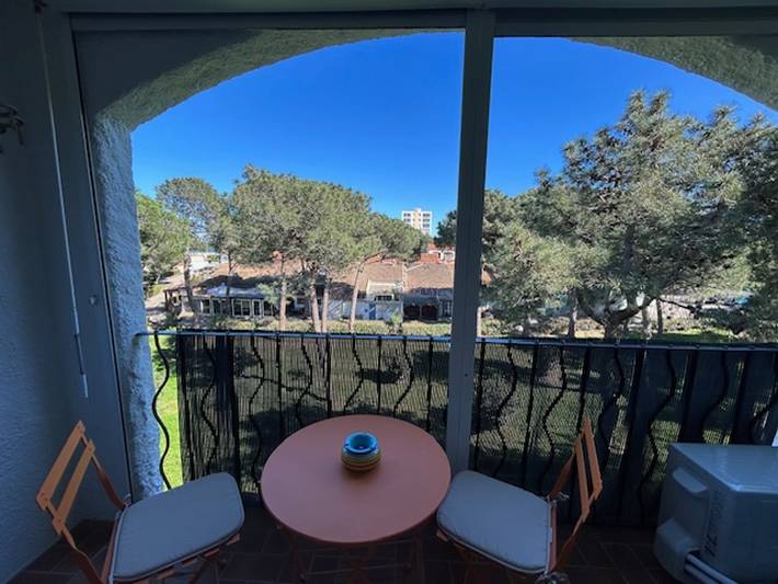Studio pour 3 personnes, avec Balcon