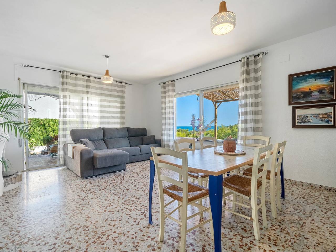 Casa mediterránea con vistas mar a 130m playa in Platja de Torrent del Pi (Terres de l'Ebre), Tierras del Ebro