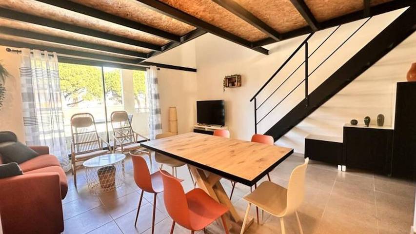 Gîte pour 7 personnes, avec balcon dans Gare Du Grau Du Roi