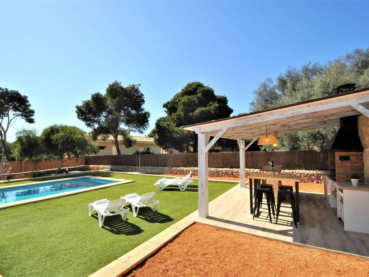 Villa Monica en barrio residencial de Cala Pi para 6 personas con piscina priva in Vallgornera, Llucmajor