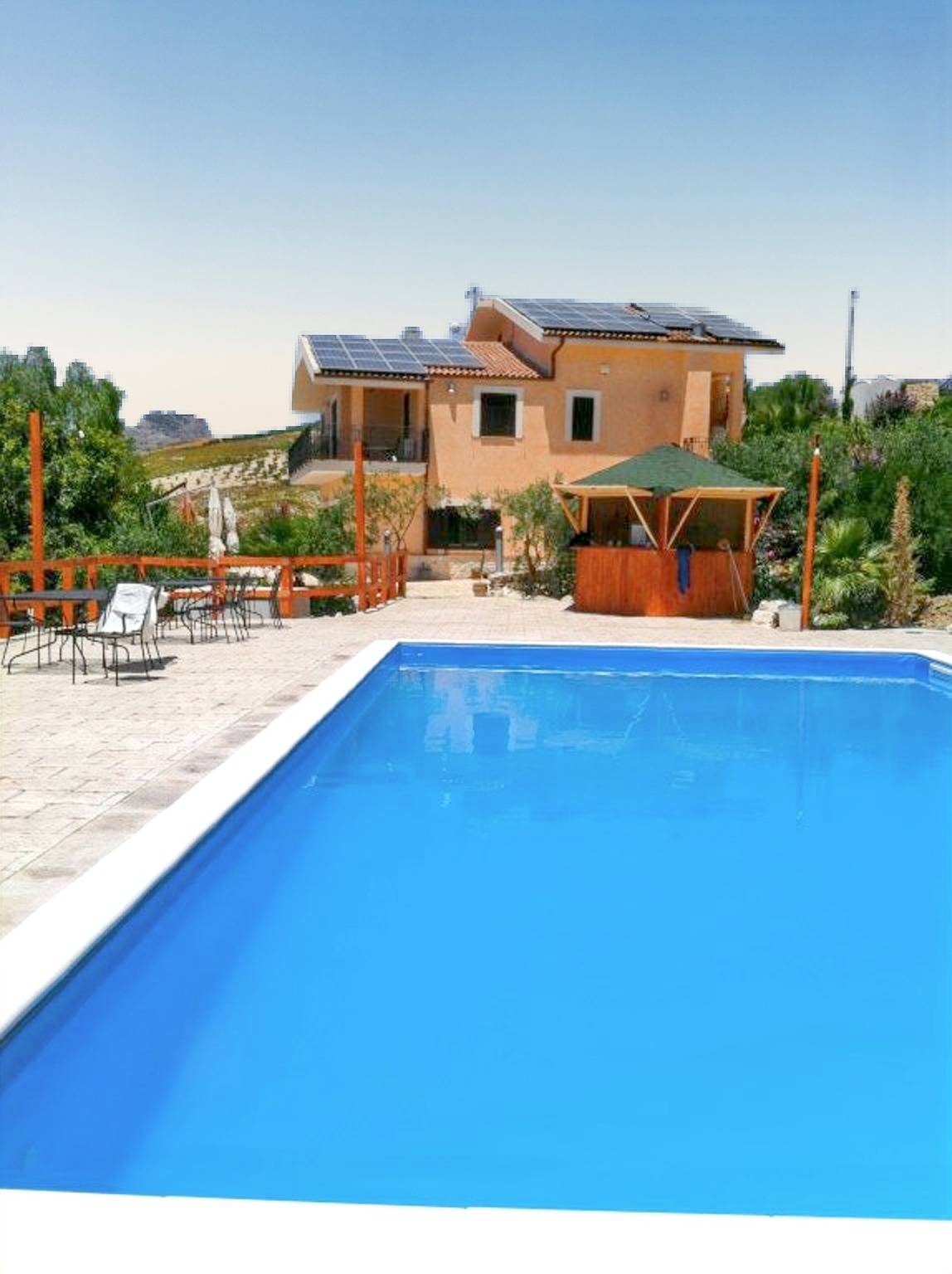 Villa spacieuse avec piscine privée et vues imprenables in Bompensiere, Province de Caltanissetta