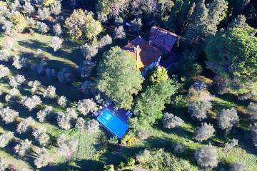 Location de vacances pour 12 personnes, avec jardin et piscine dans Ghizzano