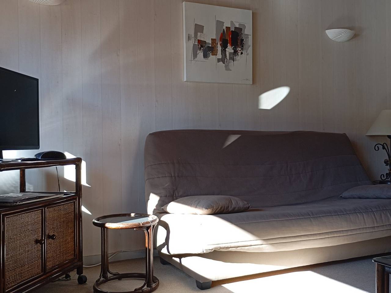Estudio entero, Estudio renovado 4 pers, sur, cerca de pistas, balcón in Pra-Loup, Uvernet-Fours