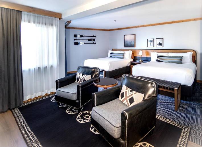 Station pour 2 personnes, avec jardin ainsi que jacuzzi et piscine, animaux acceptés à South Lake Tahoe - 4