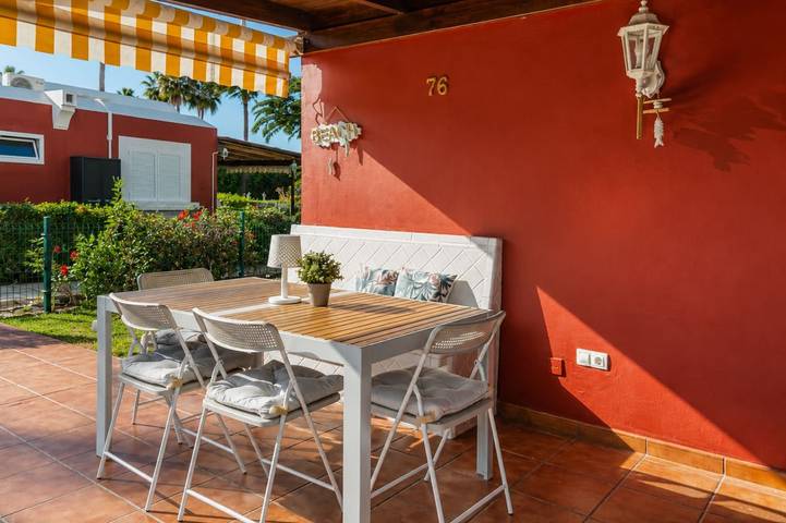 Casa vacanza per 4 persone con giardino in Campo Internacional, San Bartolomé de Tirajana