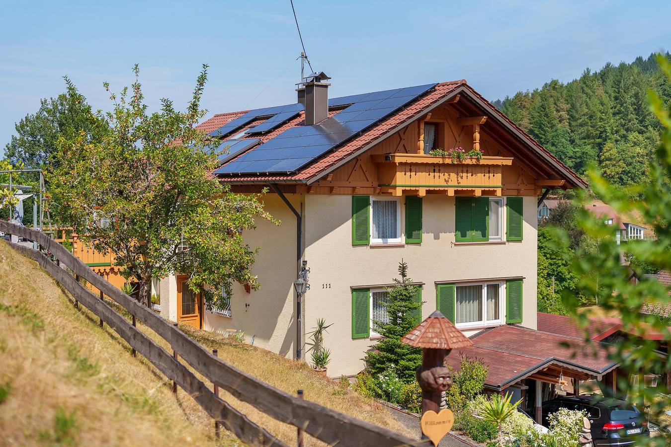 Ganze Wohnung, Apartment 'Harter' mit gemeinsamer Terrasse, gemeinsamem Garten und Wlan in Wolfach, Mittlerer Schwarzwald