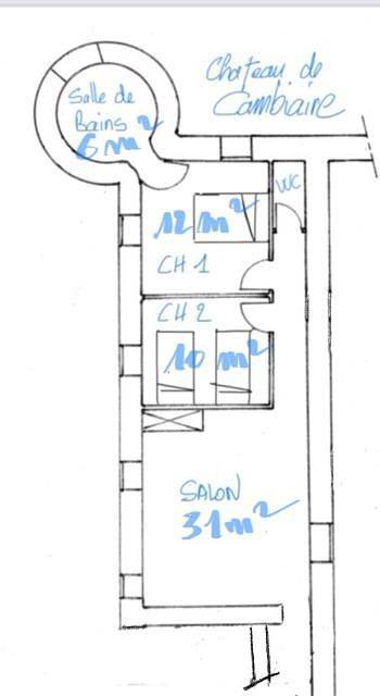 Chambre d’hôte pour 2 personnes, avec jardin et vue, animaux acceptés à Saint-Étienne-Vallée-Française - 3
