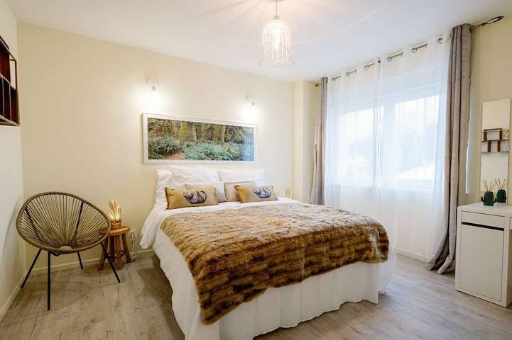 Maison d’hôte pour 3 personnes, avec Jardin