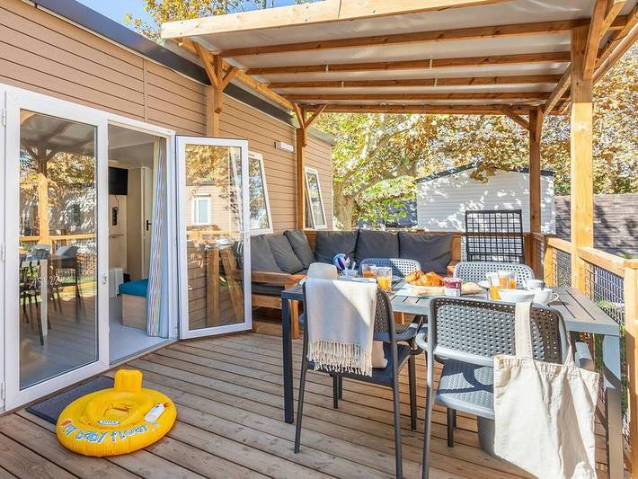 Camping pour 8 personnes, avec bassin pour enfant à Torreilles - 3