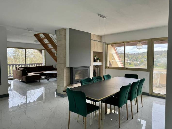 Appartement de vacances pour 8 personnes, avec Balcon ainsi que Terrasse et Vue