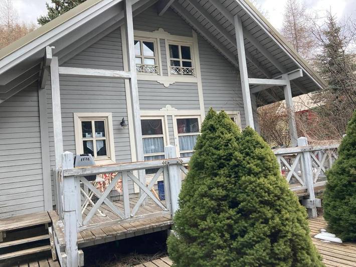 Chalet pour 5 personnes, avec Balcon et Terrasse ainsi que Jardin et Vue dans La Foux d'Allos