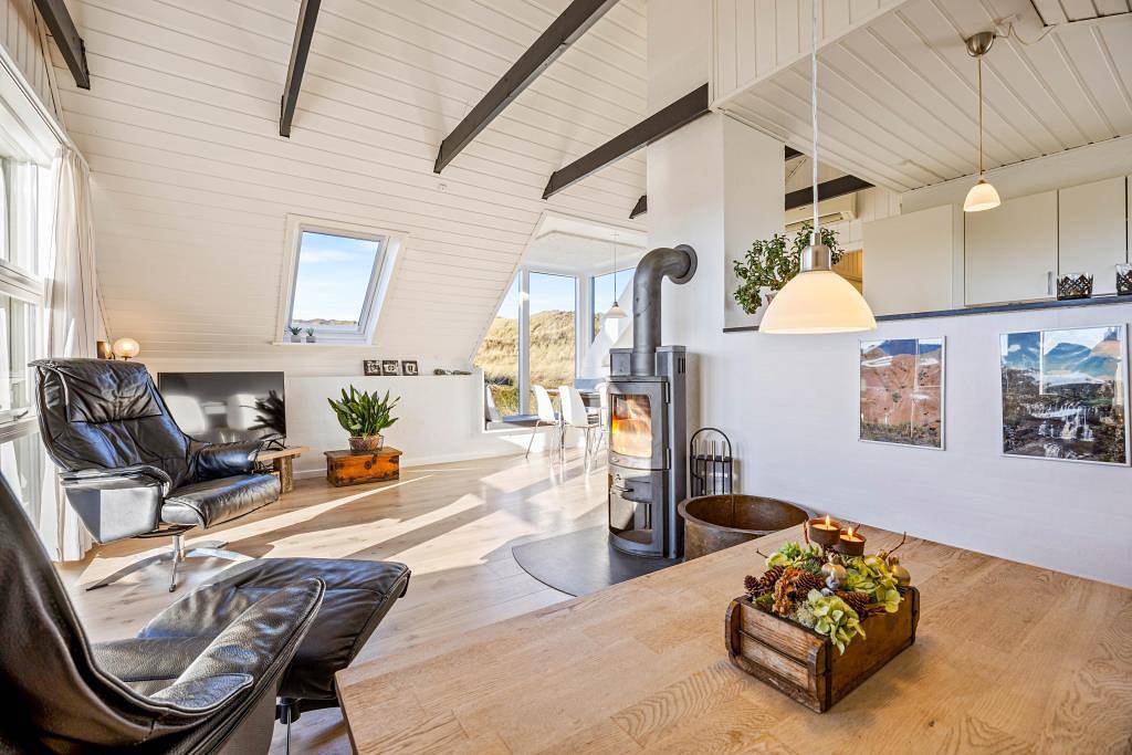 Strandnahes Ferienhaus mit Sauna in Klegod, 300 m zum Strand in Ringkøbing, Holmsland Klit