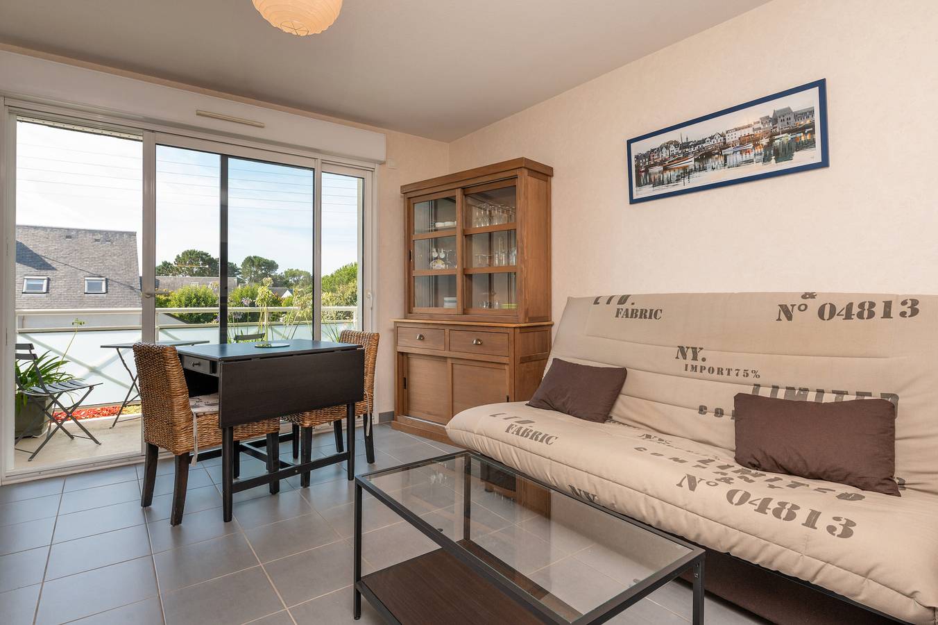 Apartamento entero, Apartamento 'Résidence Mer Et Pins' con Terraza Privada y Balcón in Saint-Philibert, Côte des Mégalithes