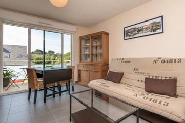 Gîte pour 3 personnes, avec balcon, adapté aux familles à Saint-Philibert