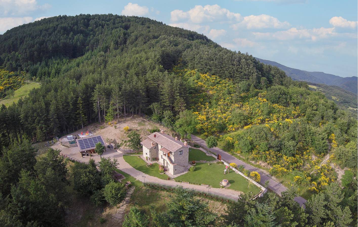 Poppi Garden Apartment in der Nähe des Stadtzentrums in Poppi, Casentino
