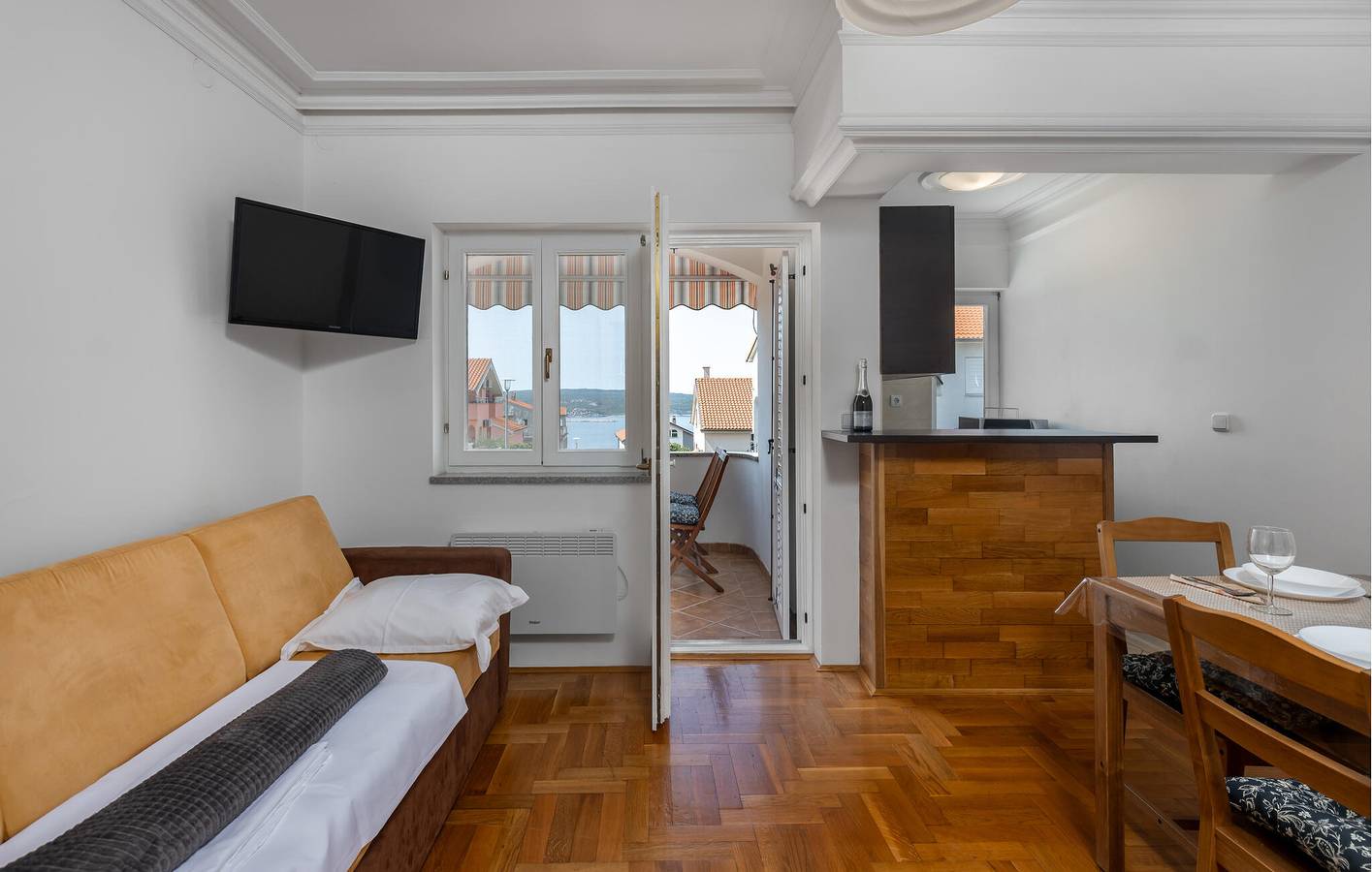 Hel ferielejlighed, Ferielejlighed for 3 personer med terrasse in Crikvenica, Primorje-Gorski Kotar