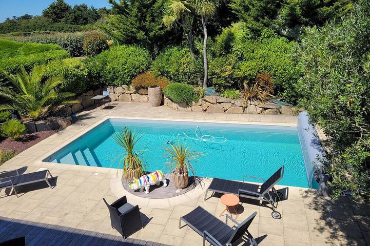 Maison de vacances pour 8 personnes, avec jardin et balcon à Ploemeur