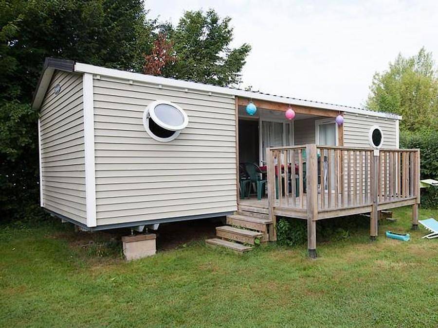 Camping Brantôme Peyrelevade - Mobilheim 4 personen - Der Patio in Brantôme en Périgord, Périgord Vert