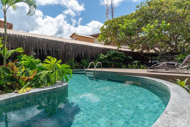 Pousadas para 2 pessoas, com vista e jardim e ainda piscina, adaptado a crianças em Marechal Deodoro (Alagoas)