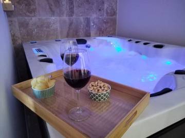 Gîte pour 2 personnes, avec jacuzzi ainsi que jardin et piscine à Gajan