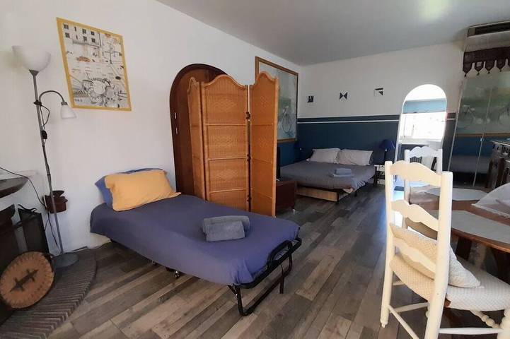 Gîte pour 3 personnes, avec jardin et piscine dans Plage du Val Fleuri - 4