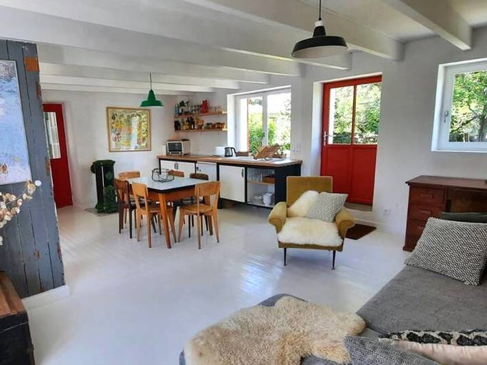 Maison de vacances pour 4 personnes, avec Jardin à Groix