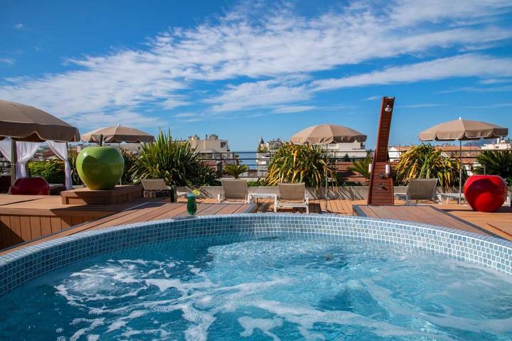 Hôtel pour 2 personnes, avec jardin ainsi que sauna et jacuzzi