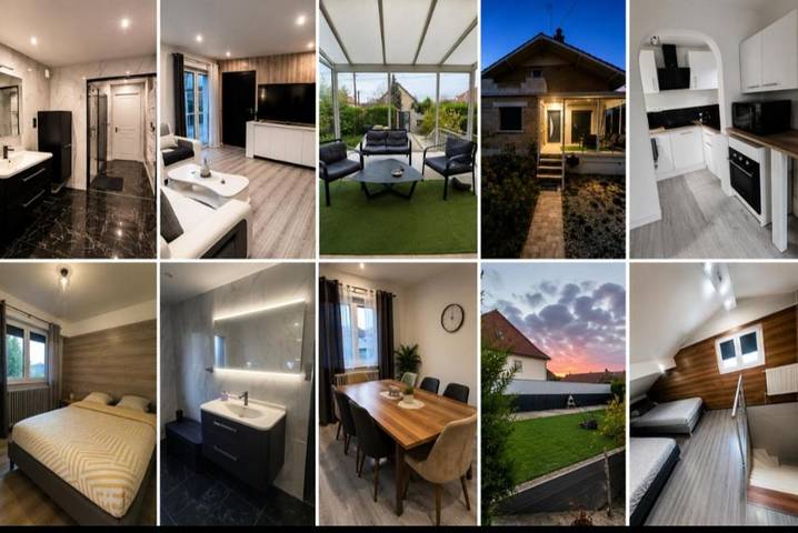 Location de vacances pour 10 personnes, avec jacuzzi et terrasse à Longvic - 3