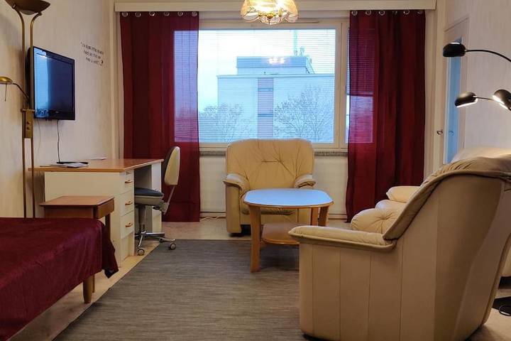 Appartement de vacances pour 3 personnes, avec jardin