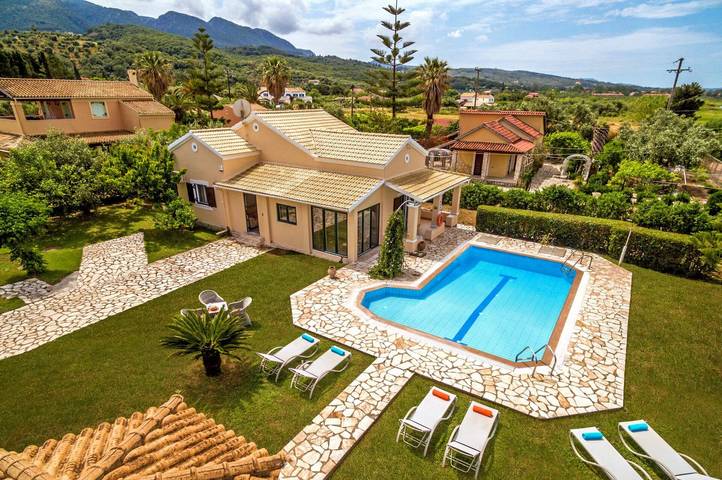 Villa mit pool für 6 Personen, mit Garten auf Korfu