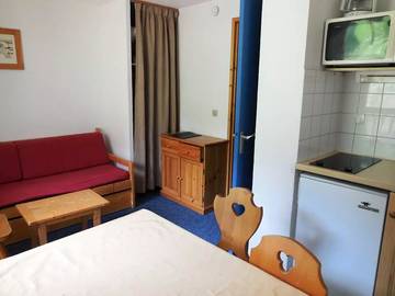 Gîte pour 4 personnes, avec balcon et vue dans Station De Peisey Vallandry