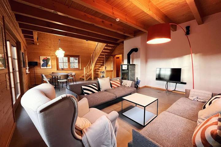 Chalet für 6 Personen, mit Balkon und Garten am Taunus