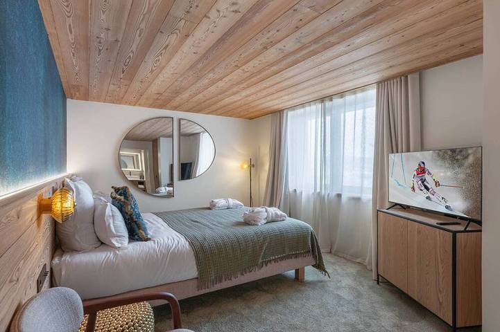 Appartement entier, Appartement neuf ski-in/ski-out avec accès spa et piscine, à Courchevel 1850 in Saint-Bon-Tarentaise, Courchevel