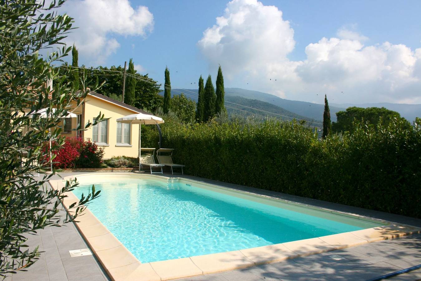 Villa für 3 Personen mit Terrasse in Cortona, Arezzo Provinz
