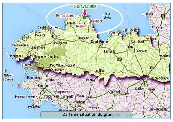 Location de vacances pour 5 personnes, avec jardin et vue à Plouguiel - 2