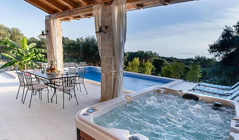 Villa für 6 Personen, mit Kinderpool und Pool sowie Garten und Sauna auf Pag - 3