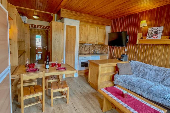 Appartement de vacances pour 4 personnes, avec balcon, adapté aux familles à Val-d'Isère
