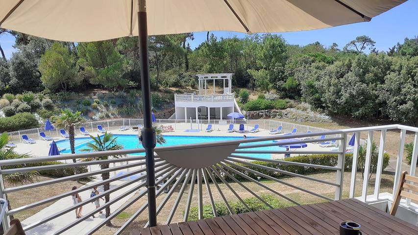 Appartement de vacances pour 4 personnes, avec balcon et piscine