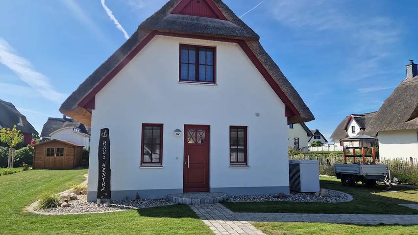 Ferienhaus für 5 Personen, mit Terrasse und Garten