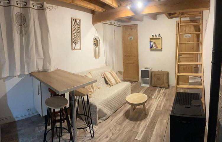 Maison de vacances pour 3 personnes, avec jardin