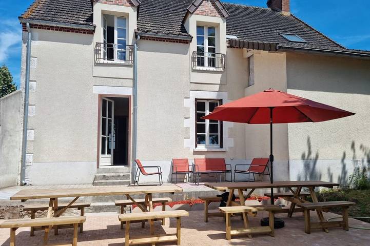 Ferienhaus für 16 Personen, mit Terrasse und Garten